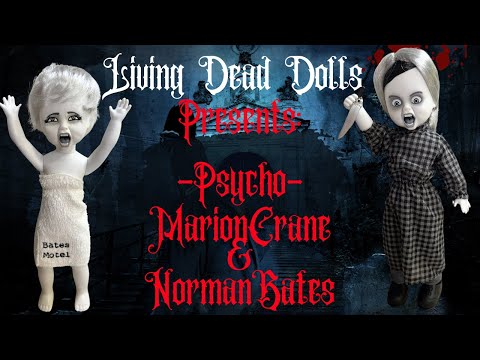 Living Dead Dolls - Presents - Psycho : Marion Crane & Norman Bates - LDD Review