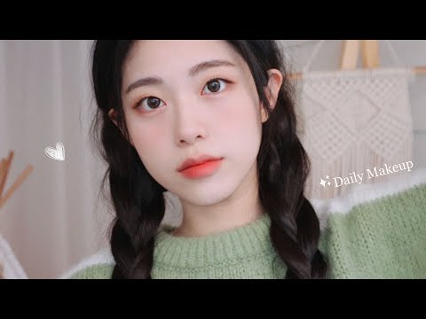 Korean spring makeup💚(feat. Instagram 30,000 likes)