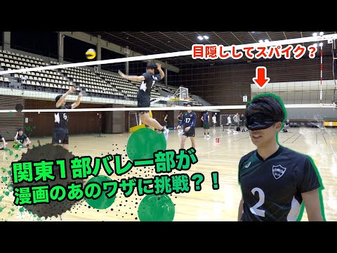 【バレーボール】漫画「ハイキュー!!」のあのワザに挑戦？！｜Anime Challenge 「HAIKYU!!」青山学院大学体育会男子バレーボール部