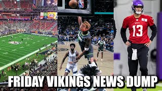 Minnesota Vikings News Dump (1.10.2025) | Game Moved to AZ, Darnold Dunking on Haters, DJ QB2?