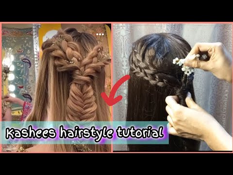 Kashees hairstyle | kashees bridal hairstyle | kashees hairstyle step by step | hair style girl |