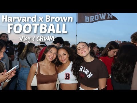 HARVARD x BROWN FOOTBALL GRWM & VLOG - the biggest sporting event of the year