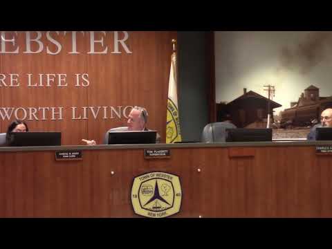 October 3, 2024 Webster Town Board Workshop Meeting -  Ambulance Future