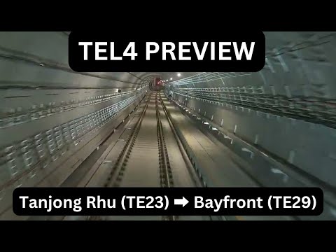 Thomson East Coast Line (TEL4): Tanjong Rhu ➡️ Bayshore FULL trip #smrt