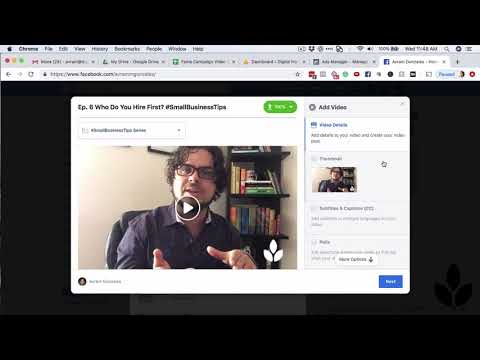 How to Schedule a Facebook Video Post on Your FB Fan Page