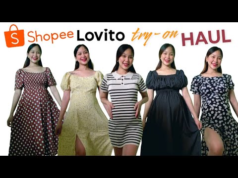 SHOPEE FINDS: Maternity Dresses/ Puff Sleeves Dressess/ Knitted Dress from Lovito [try-on & review]