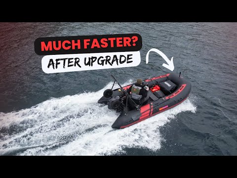 TOP SPEED SEA TEST NEARLY BROKE MY INFLATABLE FAST BOAT? 🚀🫣