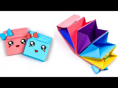 How To Make Paper Handbag / Paper Purse - Paper Gift Bags