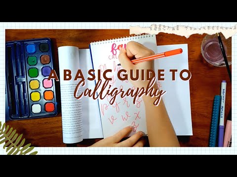 a basic guide to calligraphy + tips 🖋 || siennanotes