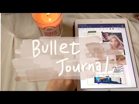 ipad💛 : Juleen's bullet journal｜用ipad 做手帳🕯️