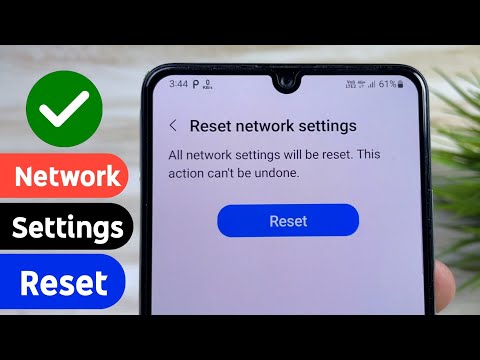 How to Reset network settings on Android Phone | Network setting Reset