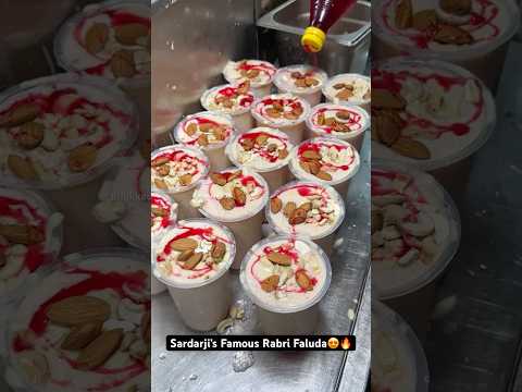 Sardarji’s Famous Rabri Faluda😍🔥|| Indian Street Food