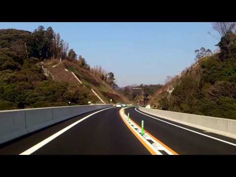 【山陰道】仁摩・温泉津道路（石見福光ＩＣ ⇒ 湯里ＩＣ区間） 2014.3.17（月曜日）