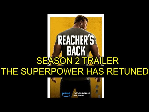 REACHER SEASON 2 TRAILER REACTION | My show is back !!! #Reacher