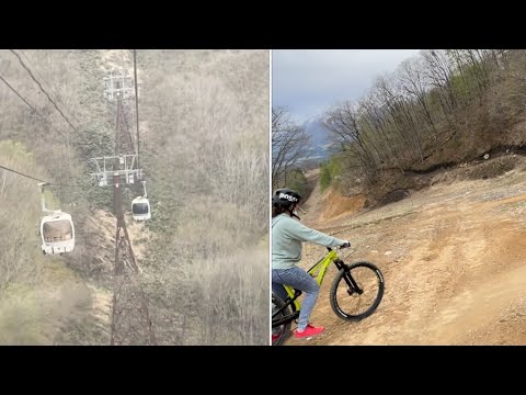 Iwatake Mountain Resort @Hakuba mountain in Japan | gandola ride and mountain biking