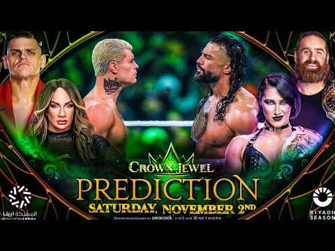 WWE Crown Jewel 2024 - Match Card Prediction | Crown Jewel 2024 Prediction HD | Wrestle Freakin