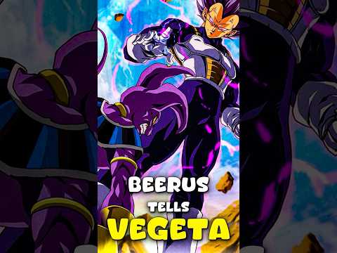 The God of Destruction Beerus just dropped a MAJOR bombshell on Vegeta