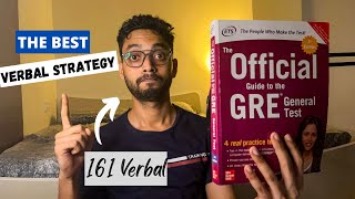 GRE Verbal strategy for scoring 160+ | GRE Preparation Tips