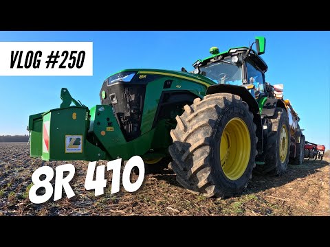 Vlog #250 Strip-Till starts with 8R 410 eAutoPowr