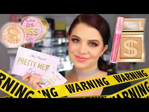 Too Faced Pretty Mess Collection First Impression Review Swatches + Tutorial