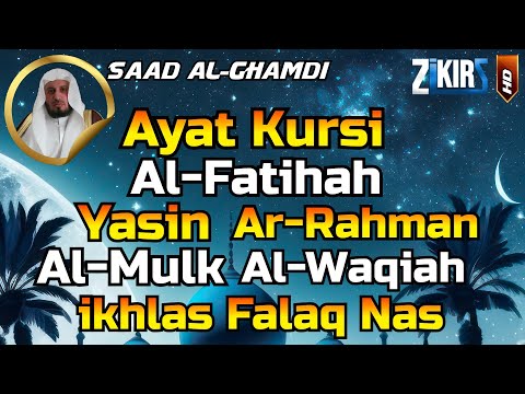 Ayat Kursi,Al Fatihah,Yasin,Ar Rahman,Al Waqiah,Al Mulk,Ikhlas,Falaq,An Nas Alquran Pengantar Tidur