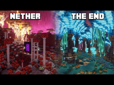 These two Minecraft mods make the End and Nether look AMAZING!