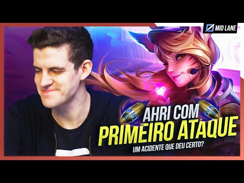 AHRI de Primeiro Ataque SEM QUERER! Deu pra usar a runa?! 🦊