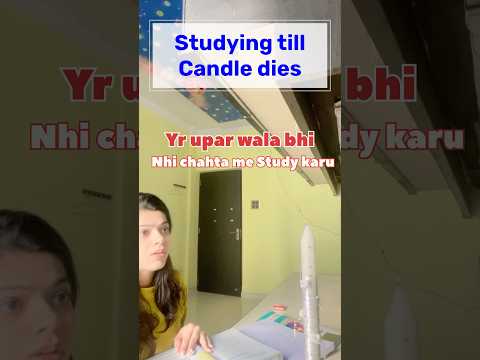 Studying till Candle Dies 🤯 Studying with me till candle dies 📖#studymotivation #study #ca #cs