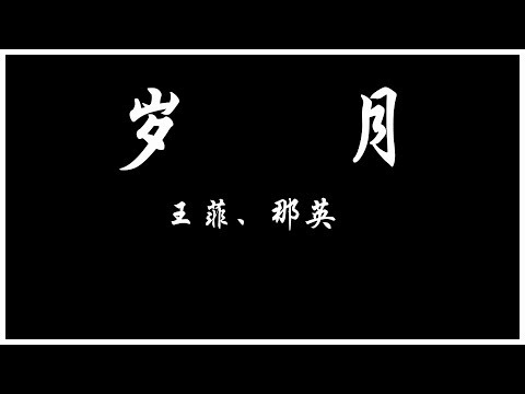 王菲、那英-歲月【動態歌詞】