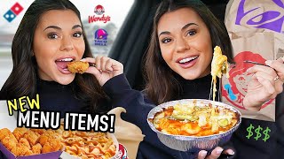 TRYING *VIRAL* New Fast Food Items! 🤯🍔 Are They Worth the Hype?