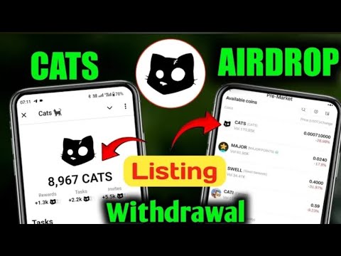 Cats Airdrop Criteria Final Update | Cats Airdrop Season 1 snapshot | Cats Withdrawal