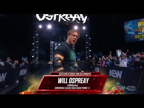 WILL OSPREAY ENTRANCE DYNAMITE 25/12/24