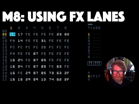 Dirtywave M8 Project File Walkthrough - How I use FX Lanes for glitchy IDM.