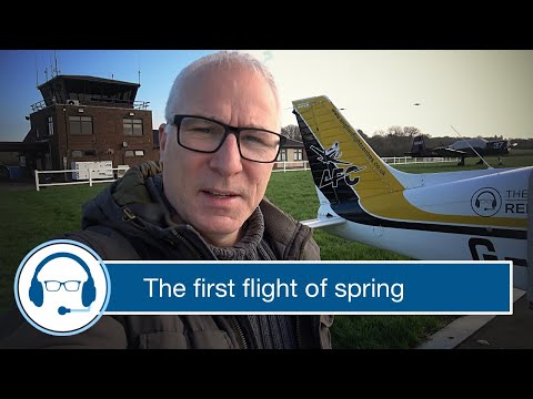 The first flight of spring - The Flying Reporter