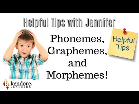 Phonemes, Graphemes, and Morphemes!