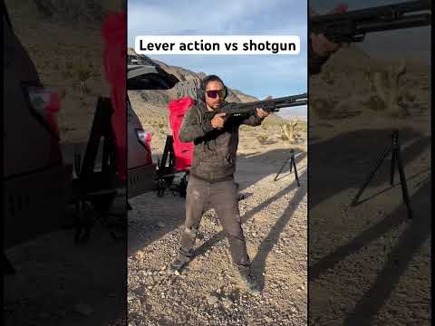 Lever action vs shotgun. Which one do you choose?