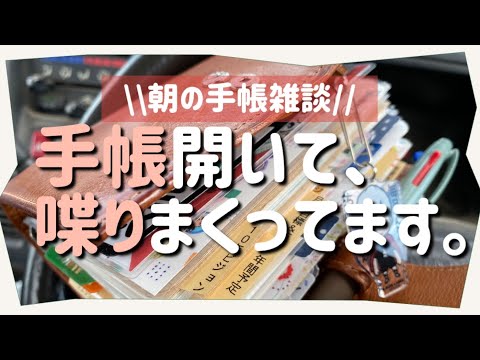 【ミニ６】とある日の、手帳タイム動画