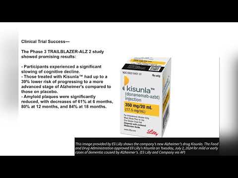 FDA Approves Kisunla™ for Early Alzheimer's Treatment