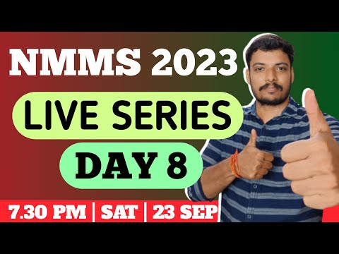 NMMS 2023 LIVE DAY 8 | SAT AND MAT NMMS QUESTIONS