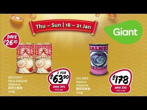 Giant CNY 2024 Abalone Specials (18 - 21 JAN)