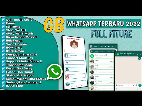 WhatsApp GB Terbaru Terbaik 2022 | GB WhatsApp Terbaru!! | Wa Mod Anti Expired Terbaru!!