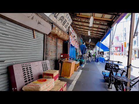 Walking in the Tokyo back alleys. From Tsukiji Outer Market to Ginza【4K Japan】