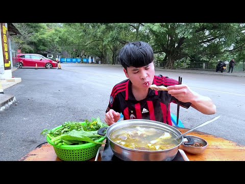 Liuzhou 30-year original chicken store chicken soup 100 a pot of only ginger salt full flavor sup