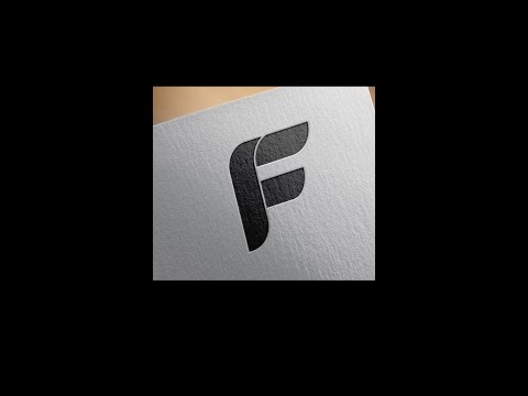 Adobe Illustrator - Letter F Logo Design with Rectangle