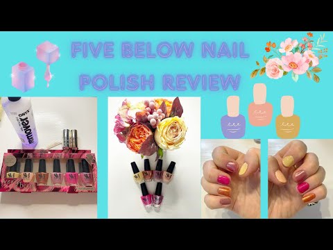 Five Below Nail Polish Review | Manicure #fivebelow #review #nailpolish