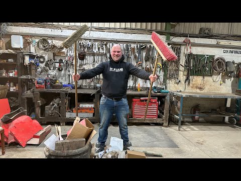 Workshop overhaul (part 3) rubbish and scrap metal in the skip