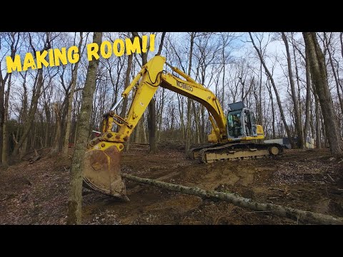 Clearing for an Equipment Storage Yard!