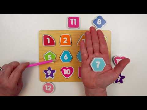 Learn Numbers, Shapes, & Colors with Toddler Puzzle | Learn Spanish Numbers and Colors for Kids