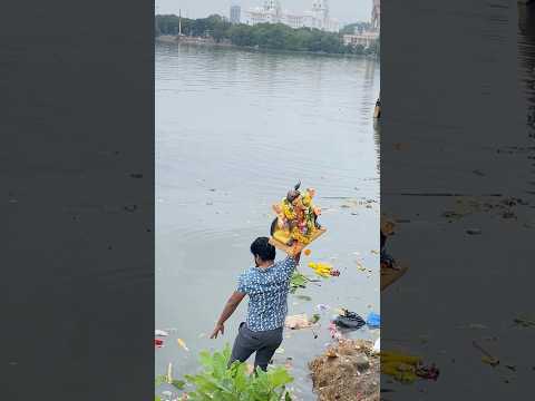 Ganesh immersion process at TankBund Hyderabad #ganeshnimajjanam