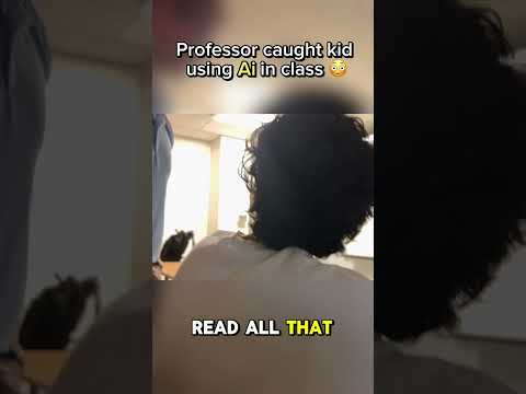 professor caught him doing WHAT? #studyhacks #aitools #college